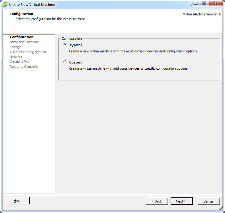 vSphere Client - создание и настройка VPS в VMware ESXi