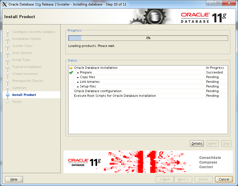 Install Oracle 11G Rac Centos Server