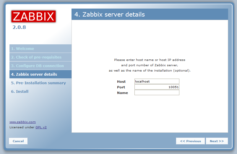 Установка Zabbix на CentOS: веб-интерфейс