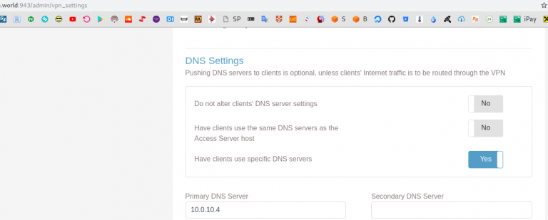 Openvpn не работает dns