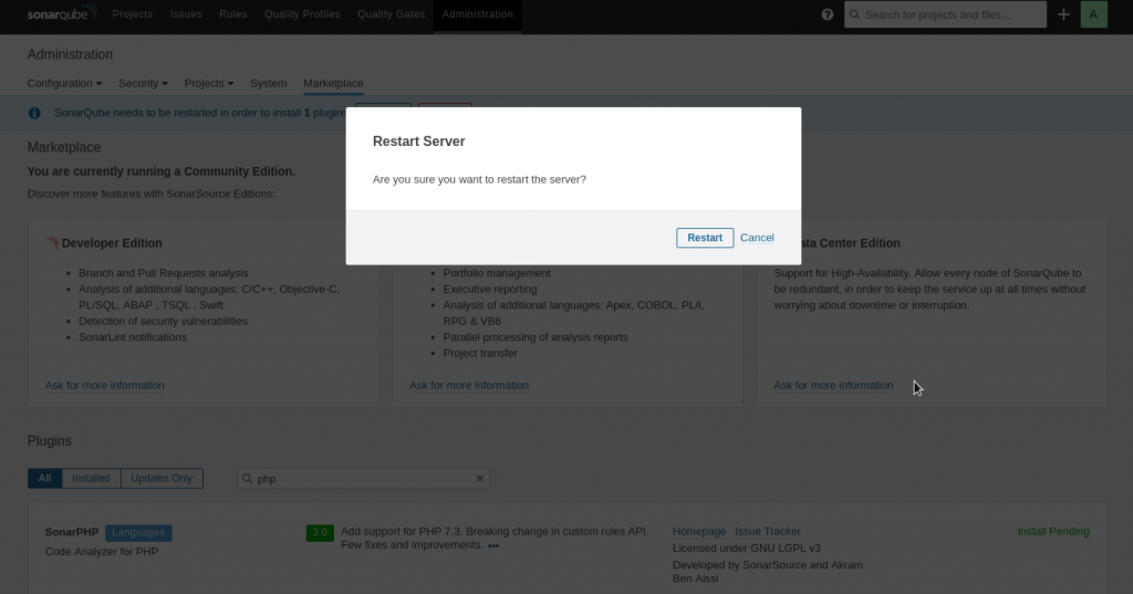SonarQube running tests from Jenkins Pipeline in Docker