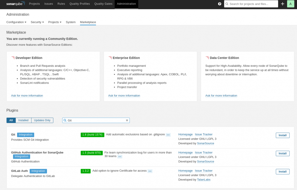 SonarQube the “SCM provider autodetection failed” error
