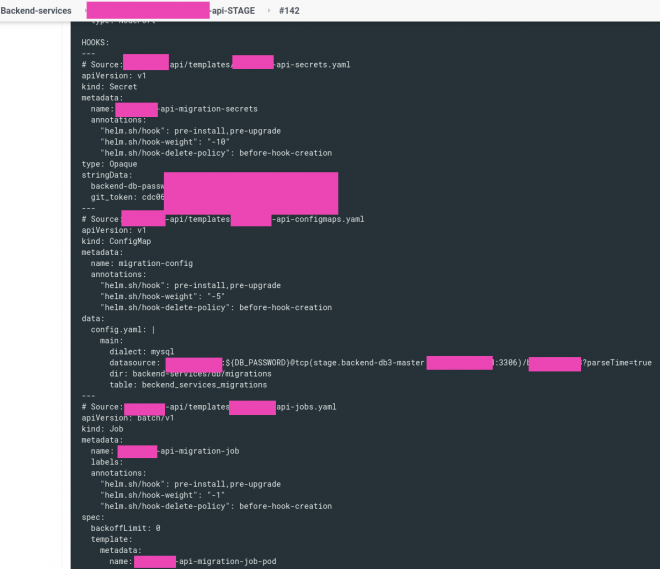 running SQL migrations with Job and Helm hook