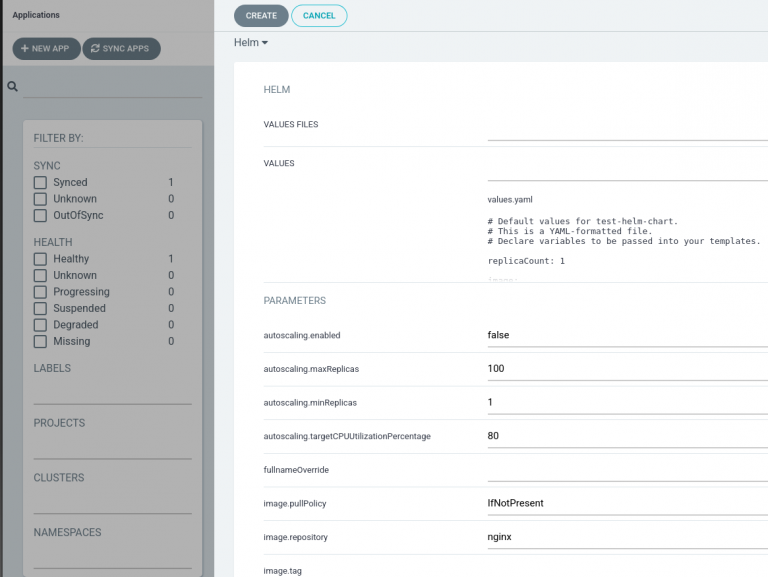ArgoCD a Helm chart deployment, and working with Helm Secrets via AWS KMS