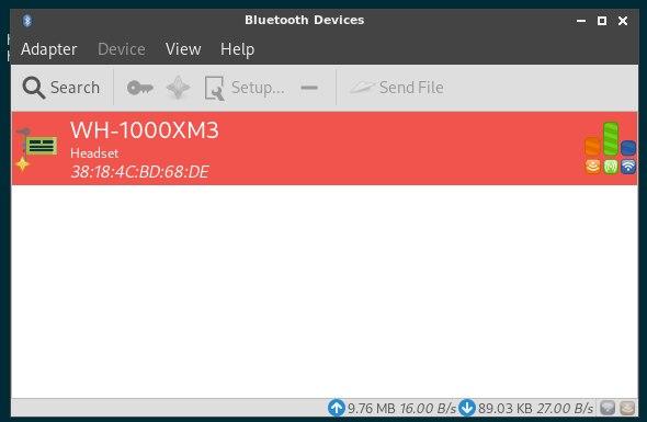 Linux: connect Bluetooth headset bluetoothctl and Blueman