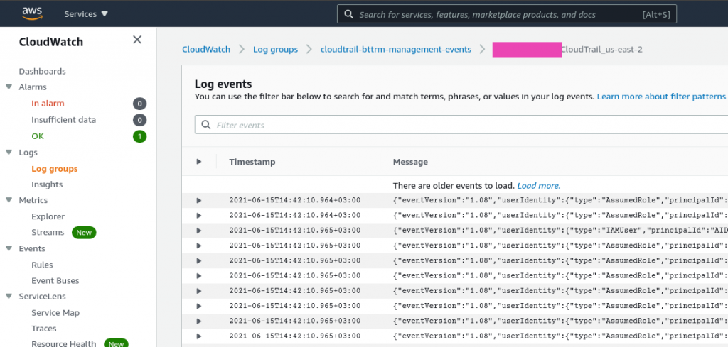 AWS: CloudTrail overview and integration with CloudWatch and Opsgenie
