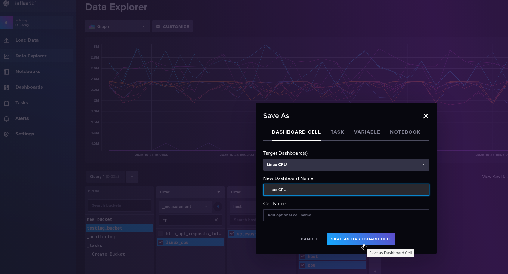 InfluxDB: знайомство і основні можливості