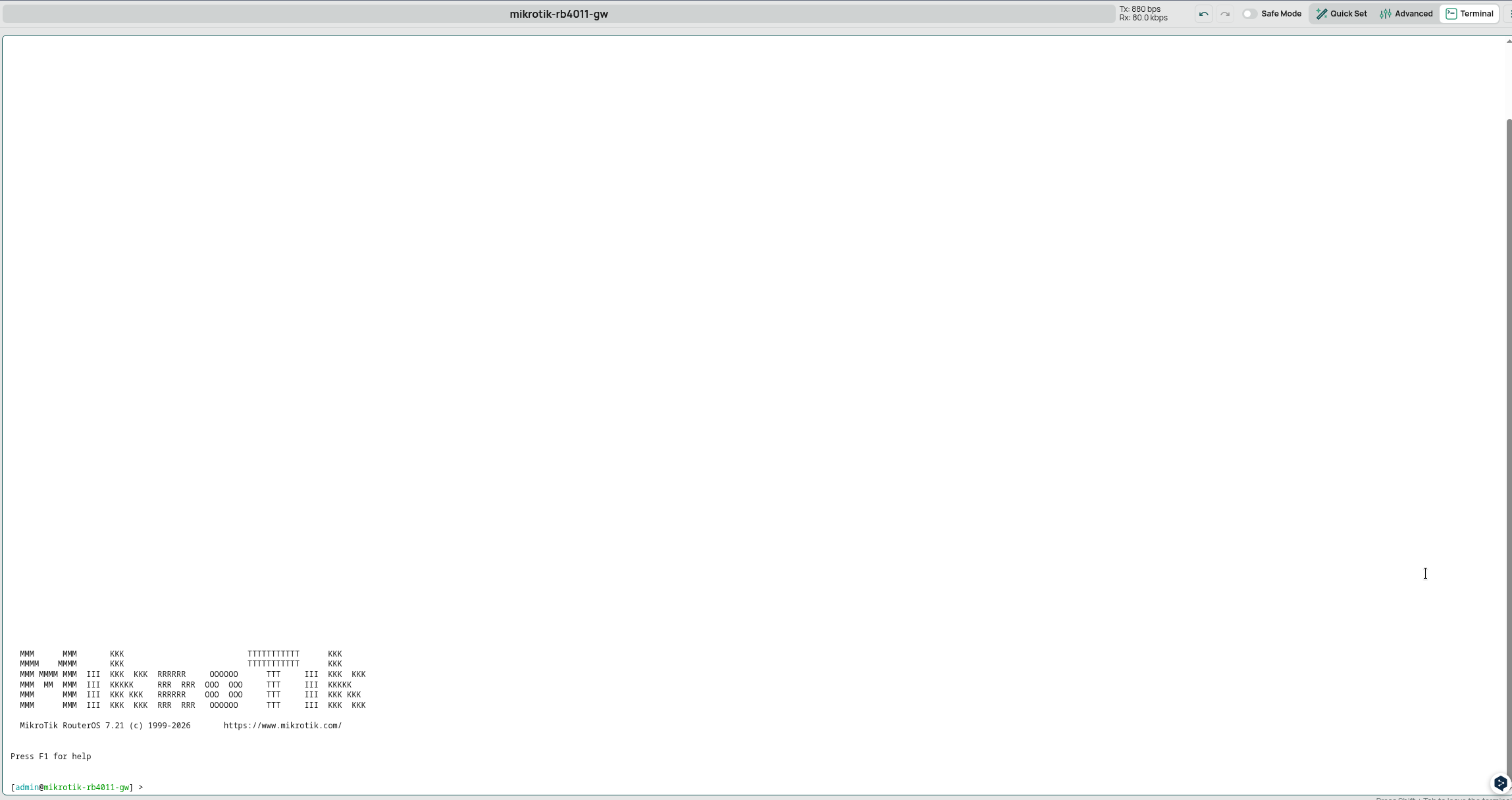 MikroTik: перше знайомство та Getting Started