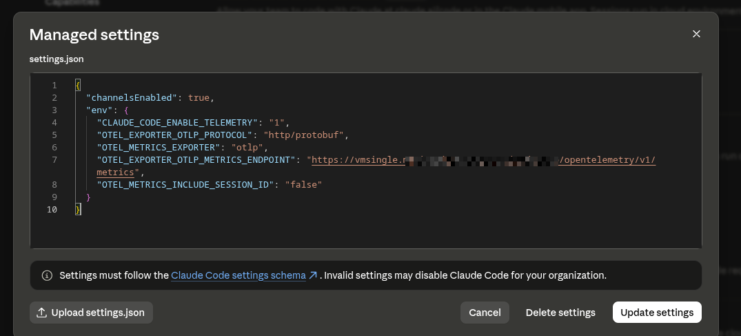 Claude Code: моніторинг з OpenTelemetry та VictoriaMetrics stack Claude Code: моніторинг з OpenTelemetry та VictoriaMetrics stack